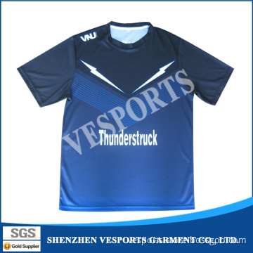 Boys Full Sublimation Polyester V Neck T Shirt